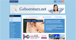 Desktop Screenshot of gehoersturz.net