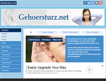 Tablet Screenshot of gehoersturz.net